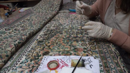 Odtworzenie koloru dywanu orientalnego